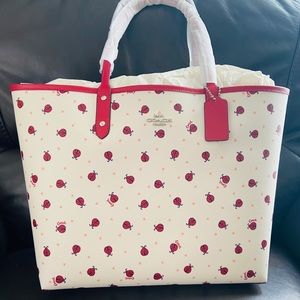 Coach ladybug tote